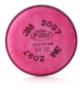 3M2097 - P100 FILTER FOR 3M6000 RESPIRATOR - S4660